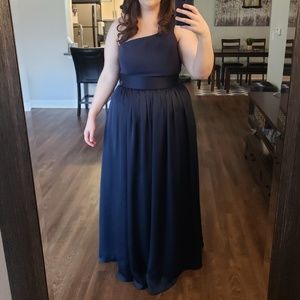 Navy Dress by Vera Wang